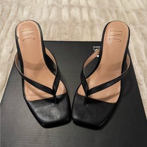 INC. Dionne Womens Faux Leather Toe Dress/Casual Ladies Sandals.